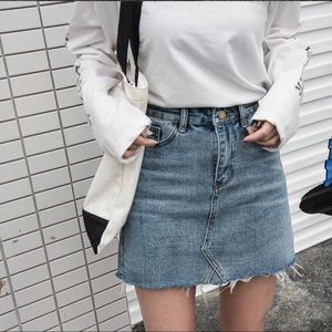 Denim skirt